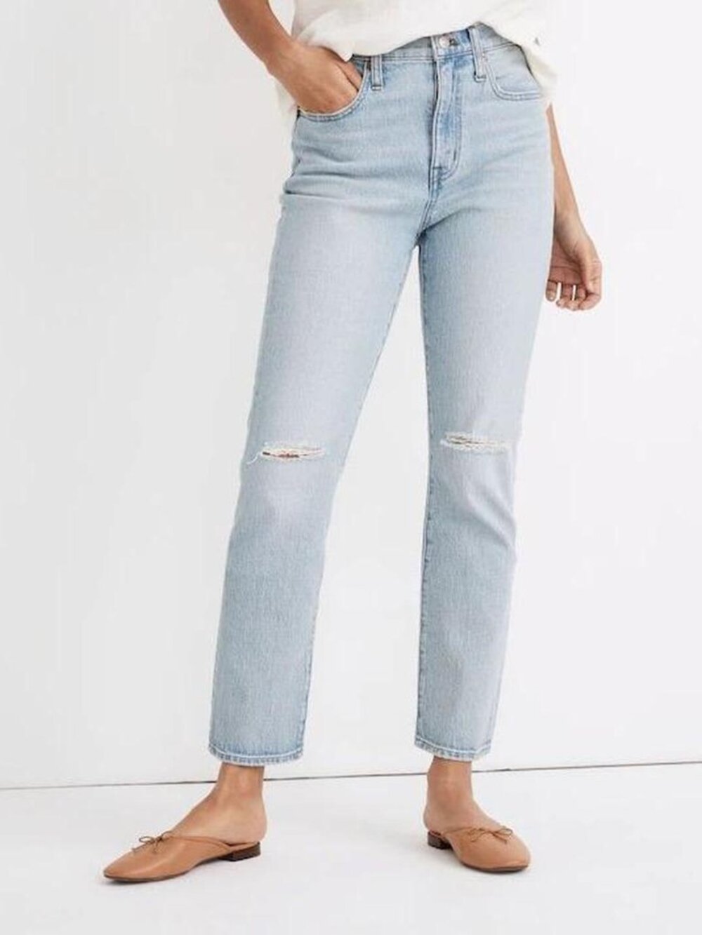 Madewell High-Rise Crop Boyjean